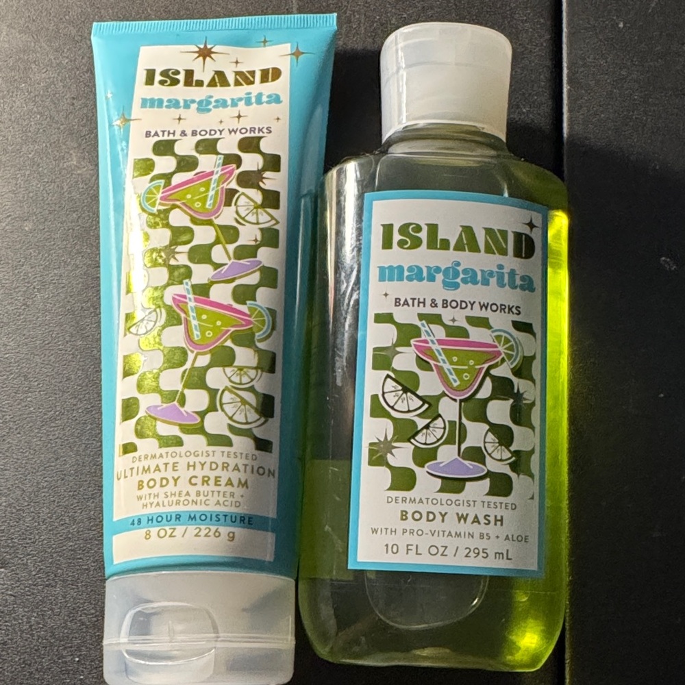 Bath & Body Works Island Margarita Body Wash - Green